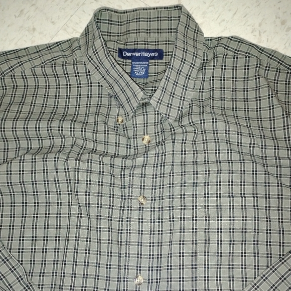 Vintage 90s Denver Hayes Button Down Long Sleeve Shirt 》Size: XL - Picture 3 of 4